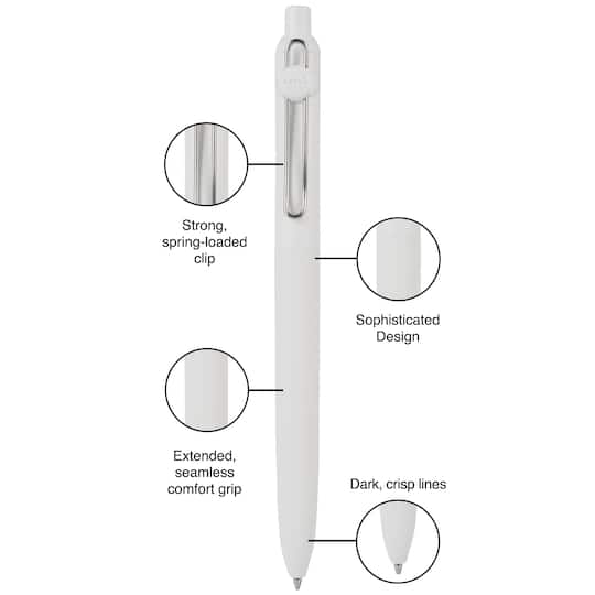 uniball™ Zento 0.7mm Liquid Gel Ink Harmony Collection Retractable Gel Pen Set